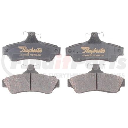 ATD1048C by RAYBESTOS - Brake Parts Inc Raybestos AT Overstock Ceramic Disc Brake Pad Set