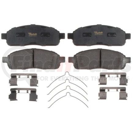 ATD1083C by RAYBESTOS - Brake Parts Inc Raybestos AT Overstock Ceramic Disc Brake Pad Set