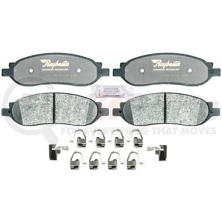 ATD1068M by RAYBESTOS - Brake Parts Inc Raybestos AT Overstock Metallic Disc Brake Pad Set