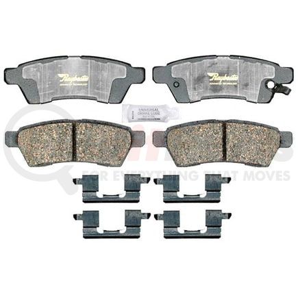 Raybestos ATD1100C Disc Brake Pad Set Brake Parts Inc Raybestos AT Overstock Ceramic Disc Brake Pad Set