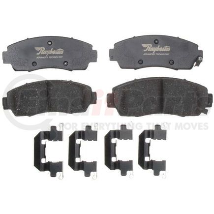 Raybestos ATD1089C Disc Brake Pad Set Brake Parts Inc Raybestos AT Overstock Ceramic Disc Brake Pad Set