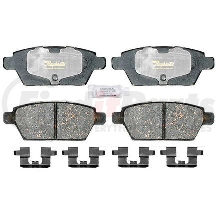 ATD1161C by RAYBESTOS - Brake Parts Inc Raybestos AT Overstock Ceramic Disc Brake Pad Set