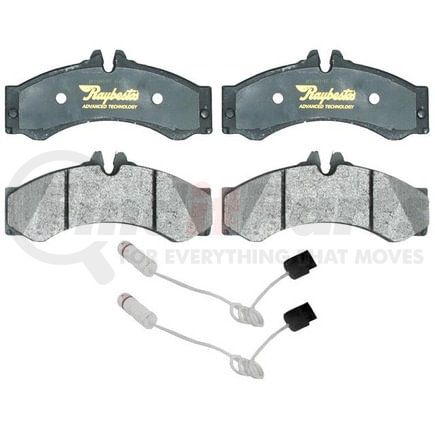 ATD1136M by RAYBESTOS - Brake Parts Inc Raybestos AT Overstock Metallic Disc Brake Pad Set