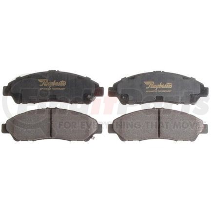 Raybestos ATD1280C Disc Brake Pad Set Brake Parts Inc Raybestos AT Overstock Ceramic Disc Brake Pad Set