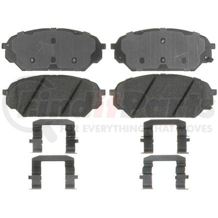 Raybestos ATD1301C Disc Brake Pad Set Brake Parts Inc Raybestos AT Overstock Ceramic Disc Brake Pad Set