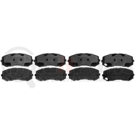 Raybestos ATD1265M Disc Brake Pad Set Brake Parts Inc Raybestos AT Overstock Metallic Disc Brake Pad Set