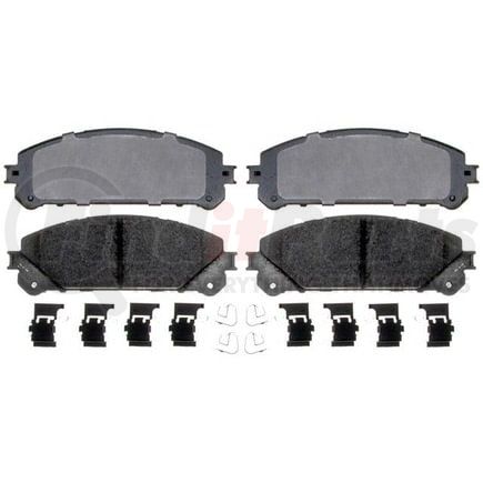 Raybestos ATD1324C Disc Brake Pad Set Brake Parts Inc Raybestos AT Overstock Ceramic Disc Brake Pad Set