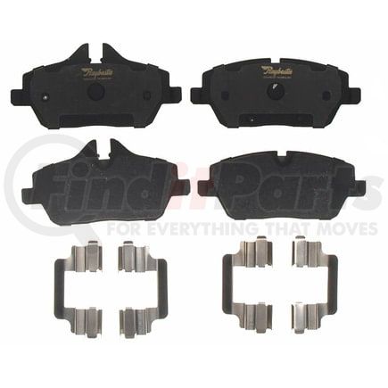ATD1308C by RAYBESTOS - Brake Parts Inc Raybestos AT Overstock Ceramic Disc Brake Pad Set