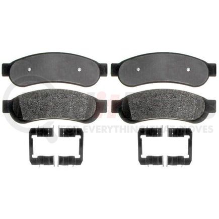 ATD1334M by RAYBESTOS - Brake Parts Inc Raybestos AT Overstock Metallic Disc Brake Pad Set