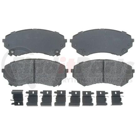 Raybestos ATD1331M Disc Brake Pad Set Brake Parts Inc Raybestos AT Overstock Metallic Disc Brake Pad Set