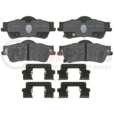 ATD1352P by RAYBESTOS - Brake Parts Inc Raybestos Police Overstock Metallic Disc Brake Pad Set