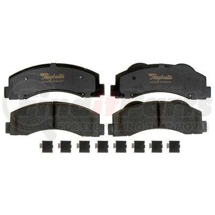 Raybestos ATD1414C Disc Brake Pad Set Brake Parts Inc Raybestos AT Overstock Ceramic Disc Brake Pad Set