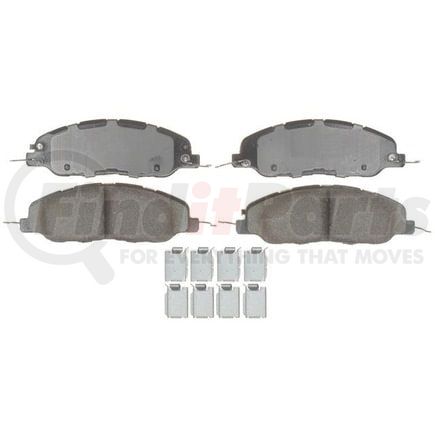 ATD1463C by RAYBESTOS - Brake Parts Inc Raybestos AT Overstock Ceramic Disc Brake Pad Set