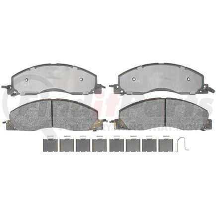 Raybestos ATD1399M Disc Brake Pad Set Brake Parts Inc Raybestos AT Overstock Metallic Disc Brake Pad Set