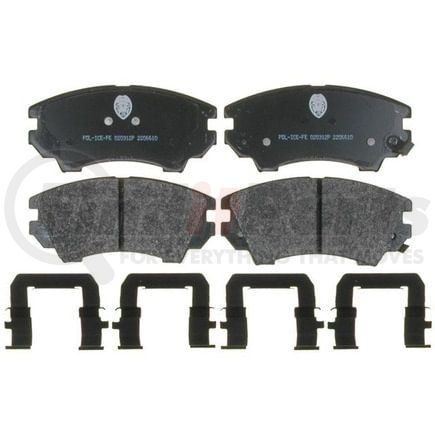 ATD1404P by RAYBESTOS - Brake Parts Inc Raybestos Police Overstock Metallic Disc Brake Pad Set