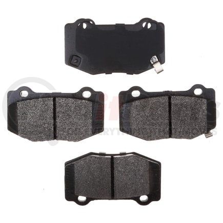 Raybestos ATD1718M Disc Brake Pad Set Brake Parts Inc Raybestos AT Overstock Metallic Disc Brake Pad Set