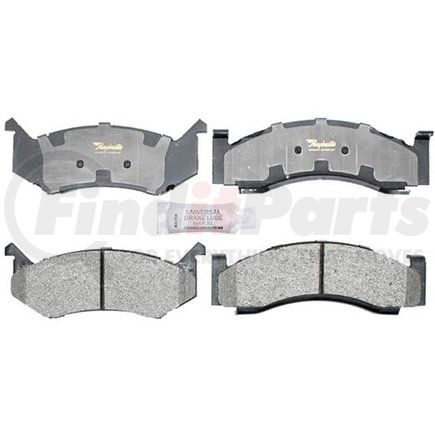 Raybestos ATD269M Disc Brake Pad Set Brake Parts Inc Raybestos AT Overstock Metallic Disc Brake Pad Set