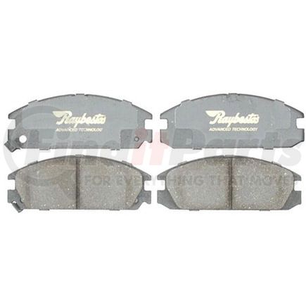 ATD334C by RAYBESTOS - Brake Parts Inc Raybestos AT Overstock Ceramic Disc Brake Pad Set