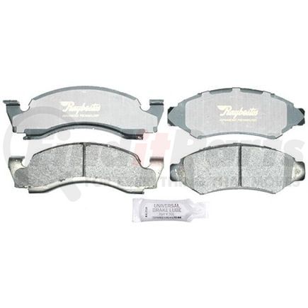 Raybestos ATD375M Disc Brake Pad Set Brake Parts Inc Raybestos AT Overstock Metallic Disc Brake Pad Set