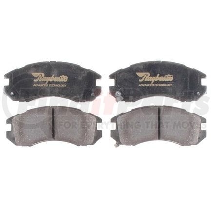 Raybestos ATD470C Disc Brake Pad Set Brake Parts Inc Raybestos AT Overstock Ceramic Disc Brake Pad Set