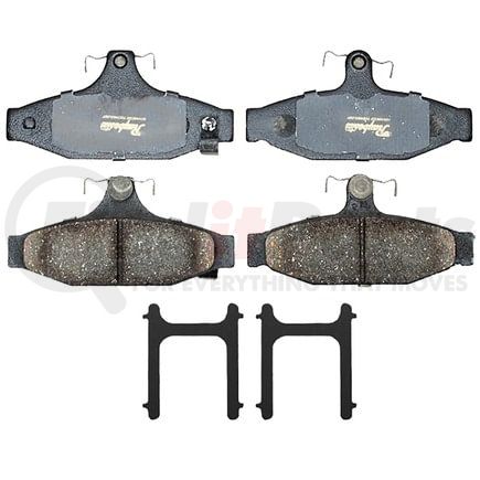 ATD413C by RAYBESTOS - Brake Parts Inc Raybestos AT Overstock Ceramic Disc Brake Pad Set