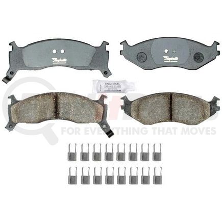 ATD524C by RAYBESTOS - Brake Parts Inc Raybestos AT Overstock Ceramic Disc Brake Pad Set