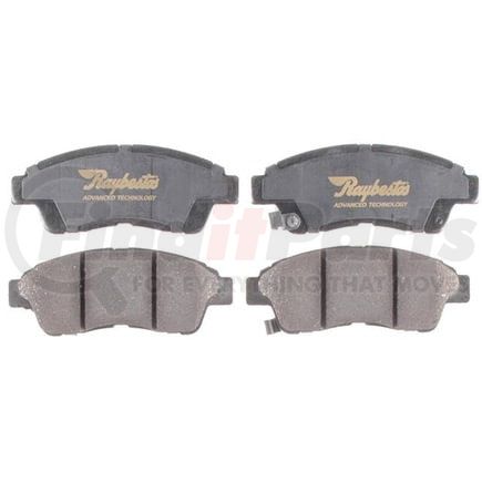 Raybestos ATD562C Disc Brake Pad Set Brake Parts Inc Raybestos AT Overstock Ceramic Disc Brake Pad Set