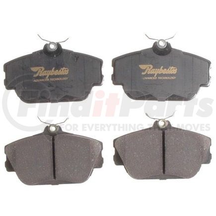 ATD598C by RAYBESTOS - Brake Parts Inc Raybestos AT Overstock Ceramic Disc Brake Pad Set