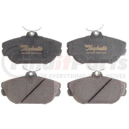 ATD601C by RAYBESTOS - Brake Parts Inc Raybestos AT Overstock Ceramic Disc Brake Pad Set