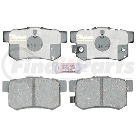 ATD536C by RAYBESTOS - Brake Parts Inc Raybestos AT Overstock Ceramic Disc Brake Pad Set
