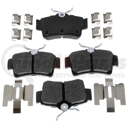 Raybestos ATD627C Disc Brake Pad Set Brake Parts Inc Raybestos AT Overstock Ceramic Disc Brake Pad Set