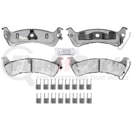 ATD666C by RAYBESTOS - Brake Parts Inc Raybestos AT Overstock Ceramic Disc Brake Pad Set