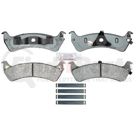ATD667C by RAYBESTOS - Brake Parts Inc Raybestos AT Overstock Ceramic Disc Brake Pad Set
