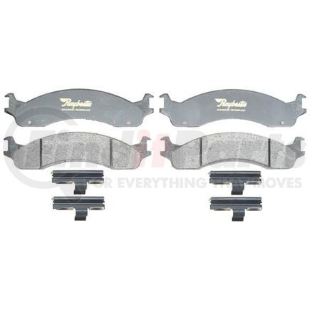 Raybestos ATD655AM Disc Brake Pad Set Brake Parts Inc Raybestos AT Overstock Metallic Disc Brake Pad Set