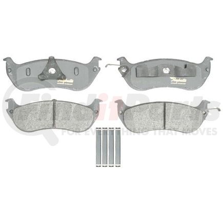 Raybestos ATD674M Disc Brake Pad Set Brake Parts Inc Raybestos AT Overstock Metallic Disc Brake Pad Set