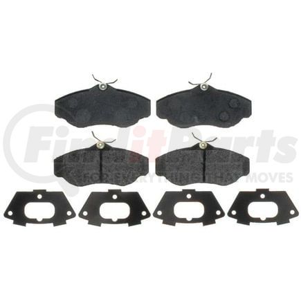 ATD676M by RAYBESTOS - Brake Parts Inc Raybestos AT Overstock Metallic Disc Brake Pad Set
