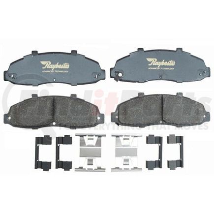 ATD679C by RAYBESTOS - Brake Parts Inc Raybestos AT Overstock Ceramic Disc Brake Pad Set