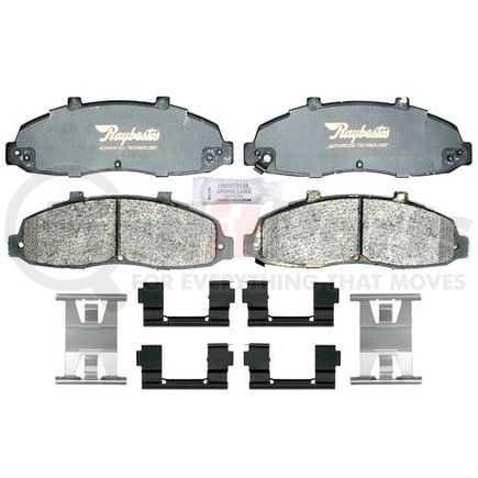 ATD679M by RAYBESTOS - Brake Parts Inc Raybestos AT Overstock Metallic Disc Brake Pad Set