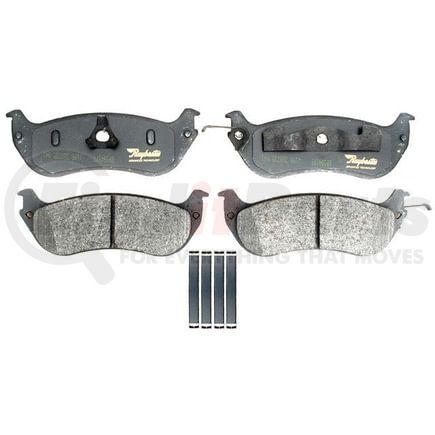 Raybestos ATD674AM Disc Brake Pad Set Brake Parts Inc Raybestos AT Overstock Metallic Disc Brake Pad Set