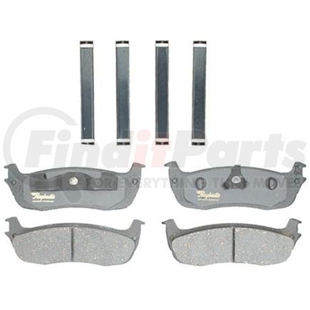 ATD711C by RAYBESTOS - Brake Parts Inc Raybestos AT Overstock Ceramic Disc Brake Pad Set