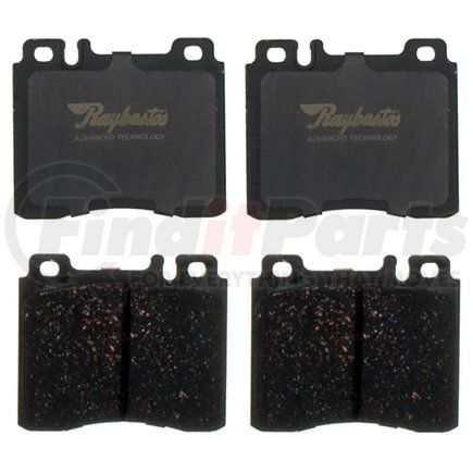 ATD689C by RAYBESTOS - Brake Parts Inc Raybestos AT Overstock Ceramic Disc Brake Pad Set