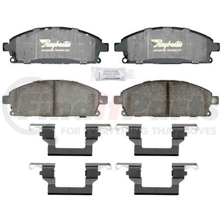 ATD691C by RAYBESTOS - Brake Parts Inc Raybestos AT Overstock Ceramic Disc Brake Pad Set