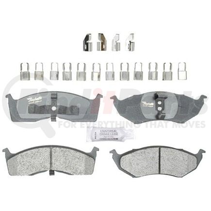 ATD730M by RAYBESTOS - Brake Parts Inc Raybestos AT Overstock Metallic Disc Brake Pad Set