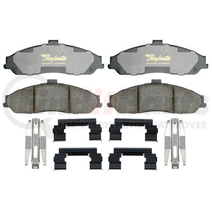 ATD731AC by RAYBESTOS - Brake Parts Inc Raybestos AT Overstock Ceramic Disc Brake Pad Set