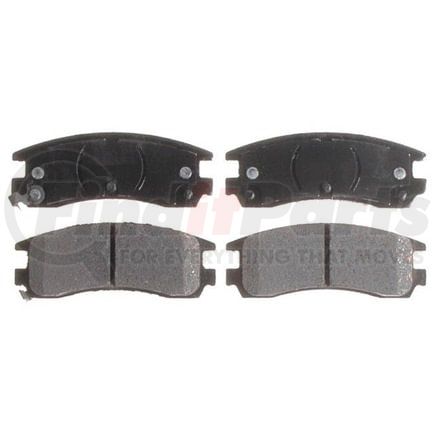 Raybestos ATD714C Disc Brake Pad Set Brake Parts Inc Raybestos AT Overstock Ceramic Disc Brake Pad Set