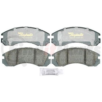 Raybestos ATD723C Disc Brake Pad Set Brake Parts Inc Raybestos AT Overstock Ceramic Disc Brake Pad Set