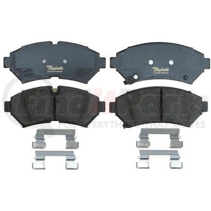ATD753C by RAYBESTOS - Brake Parts Inc Raybestos AT Overstock Ceramic Disc Brake Pad Set