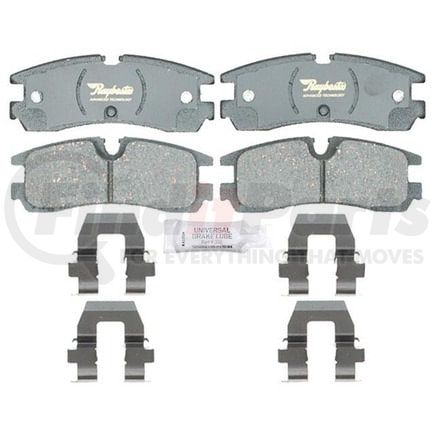 ATD754C by RAYBESTOS - Brake Parts Inc Raybestos AT Overstock Ceramic Disc Brake Pad Set