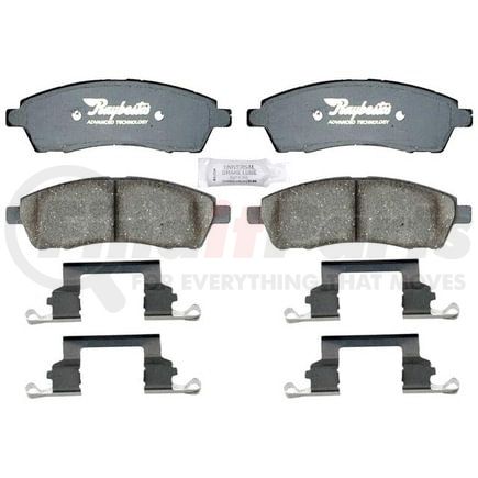 ATD757C by RAYBESTOS - Brake Parts Inc Raybestos AT Overstock Ceramic Disc Brake Pad Set