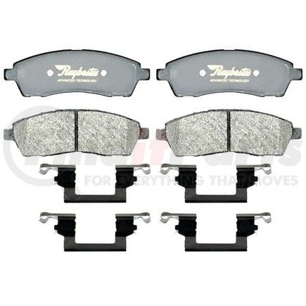 ATD757M by RAYBESTOS - Brake Parts Inc Raybestos AT Overstock Metallic Disc Brake Pad Set